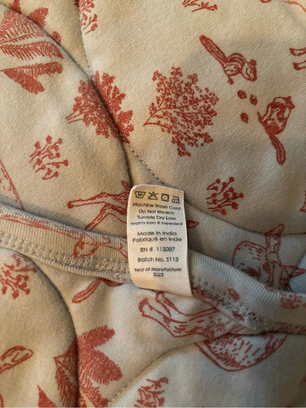 kate quinn White and Pink Toile Crib Quilt